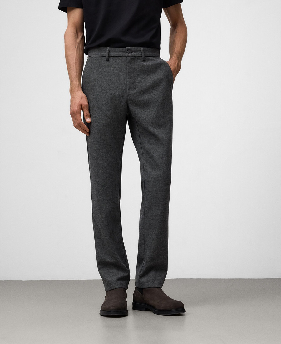 chino-hose für herren in regulärer passform