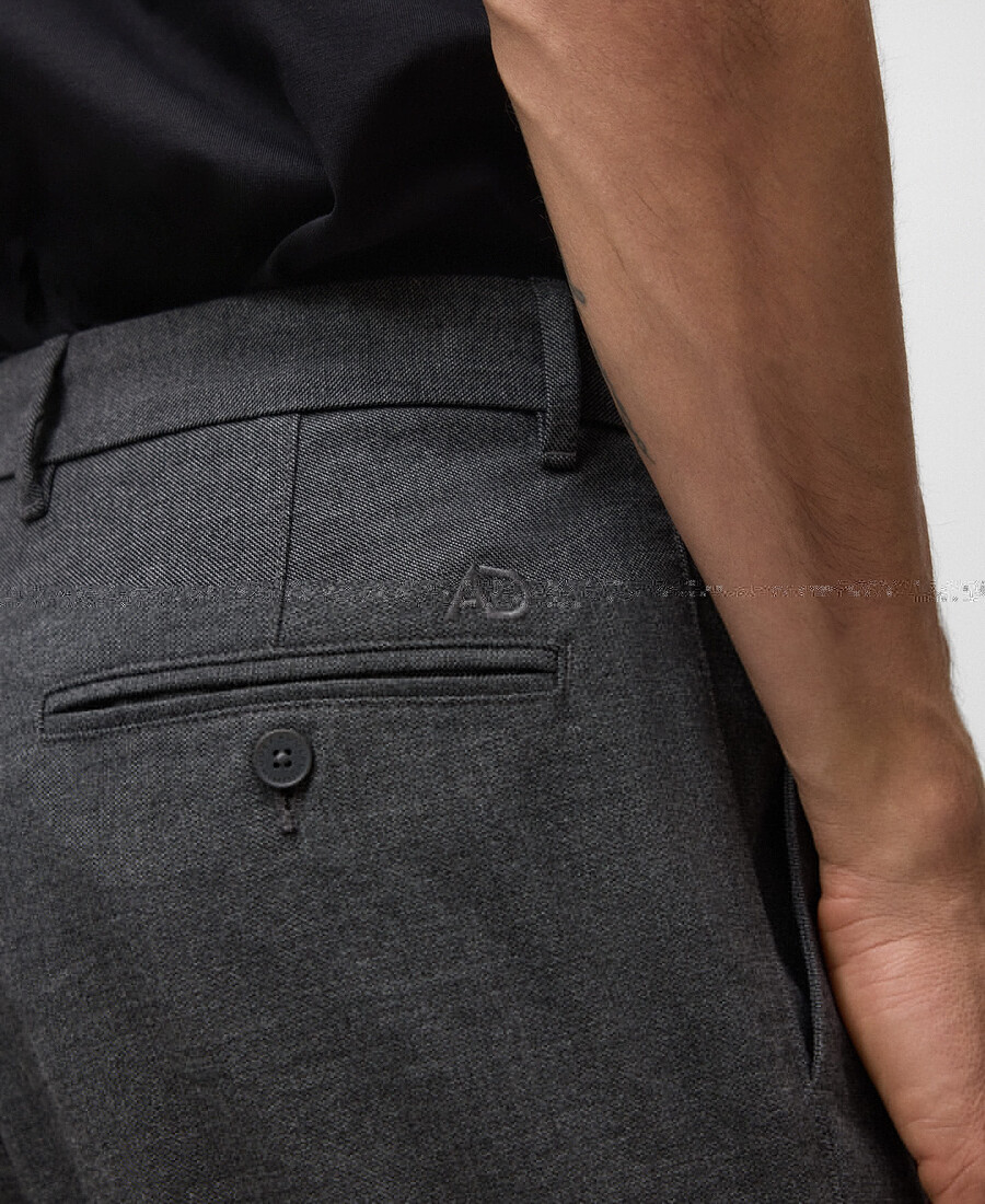 chino-hose für herren in regulärer passform