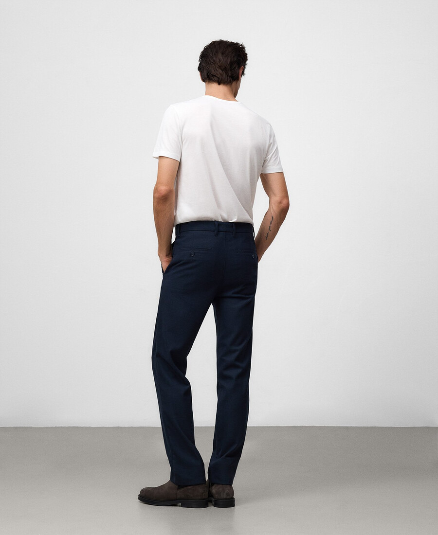 chino-hose für herren in regulärer passform