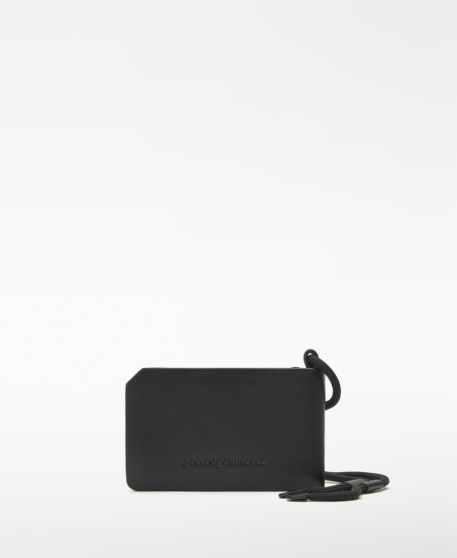leder-hängebrieftasche für herren